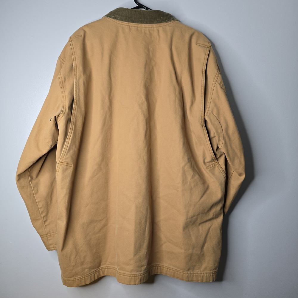 LL Bean Mens Original Field Coatโ Barn Jacket 0 JV69 Size XXL Tall Plaid Lined - Picture 9 of 9